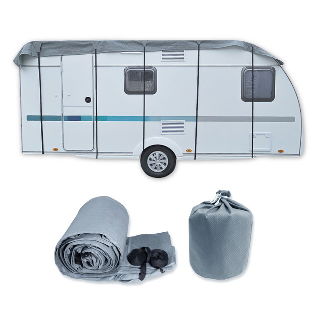 Dachschutzplane für Wohnwagen XL, UV-resistente Schutzhülle für ihren Camper